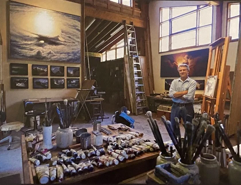 Bob Bassler in his Northridge Studio