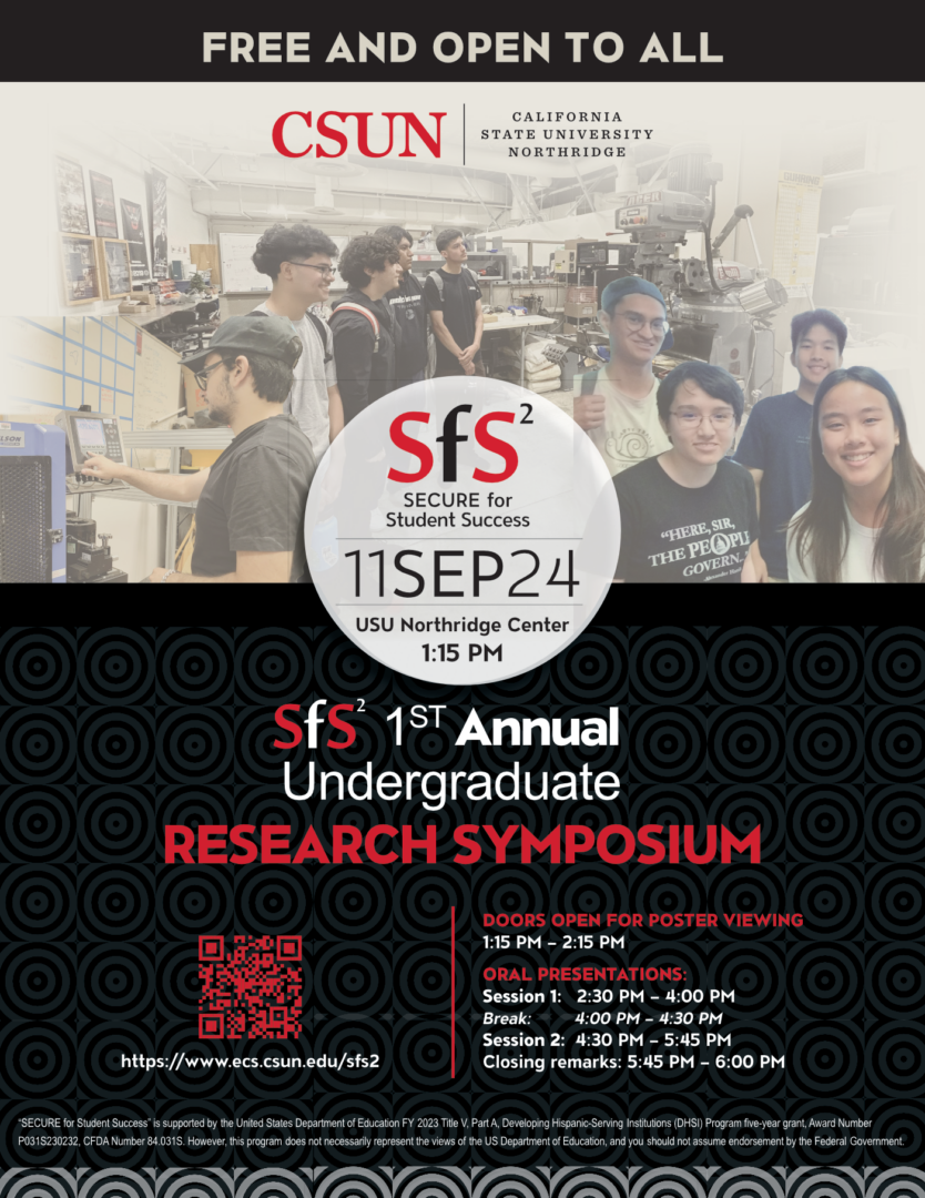 SfS2 First Student Reseasrch Symposium Poster.