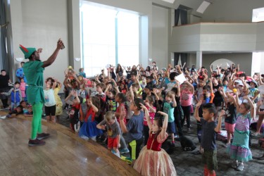 Campers at Sunny Days Camp.