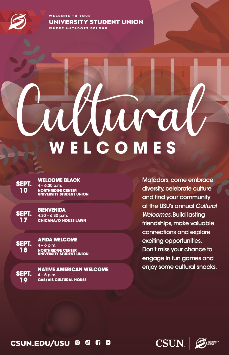 Cultural Welcomes events