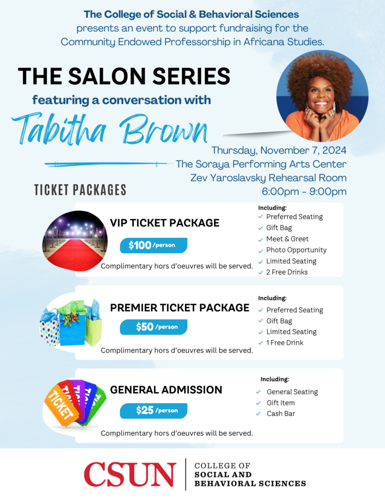 CSBS Salon Series Event with Tabitha Brown