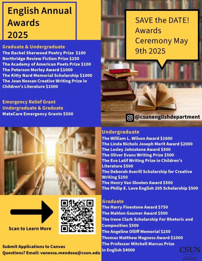 English Annual Awards for 2025