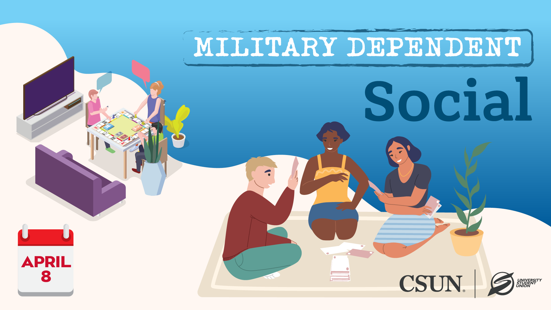 Military Dependent Social — April 8