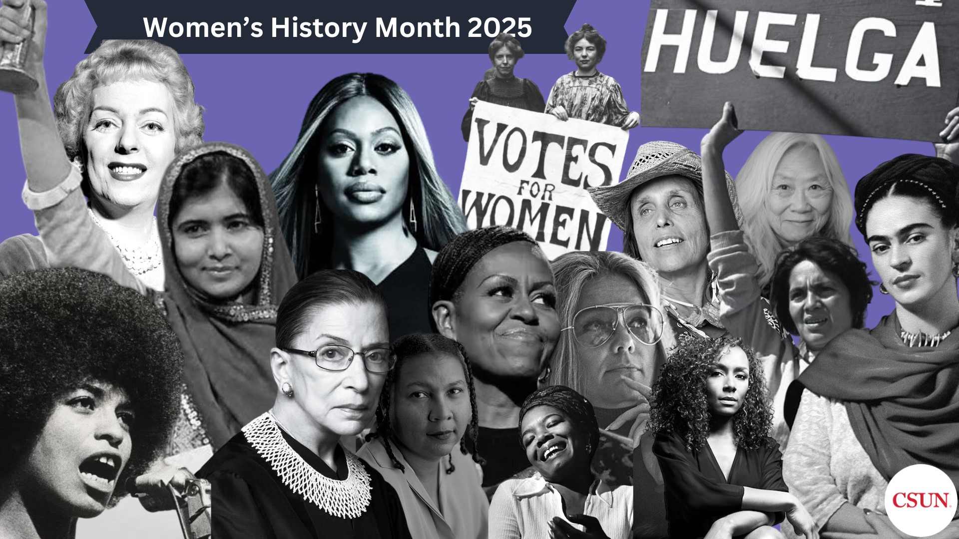 WHM header Women's History Month 2025