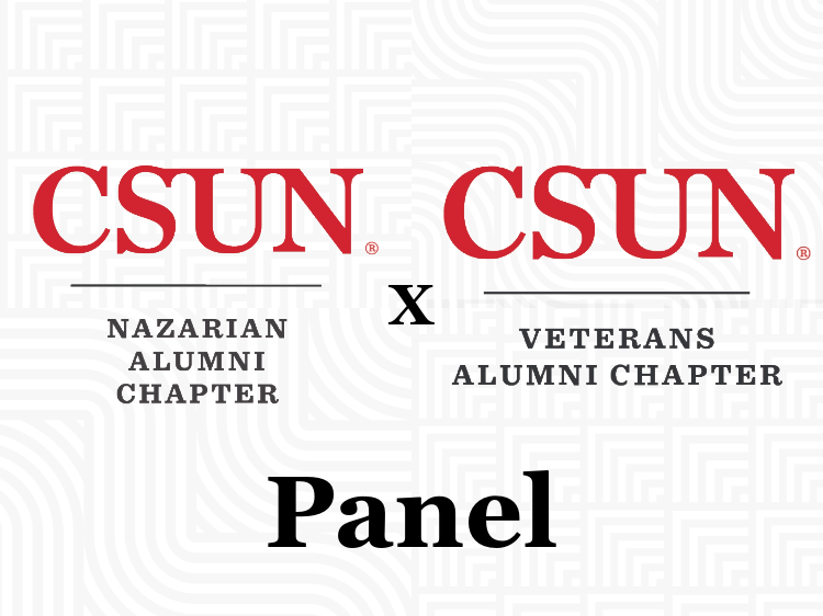 Nazarian & Veterans Chapter Panel Banner