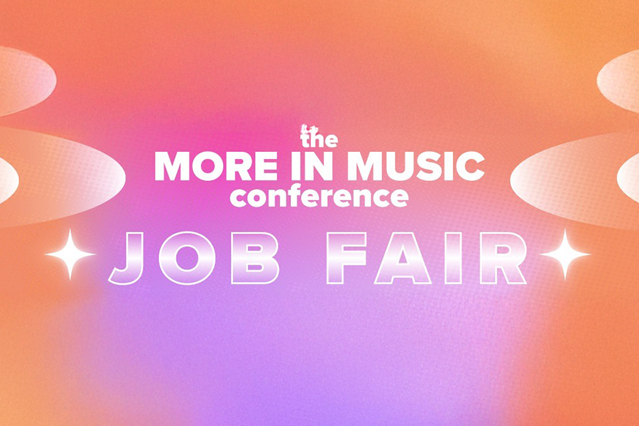 Graphic flyer for the More In Music Event.