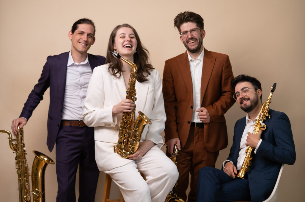 ~Nois Saxophone Quartet - Press Photo 1 - 2025 - Credit Nick Zoulek