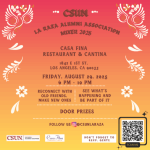 La Raza Alumni No Host Social Flyer