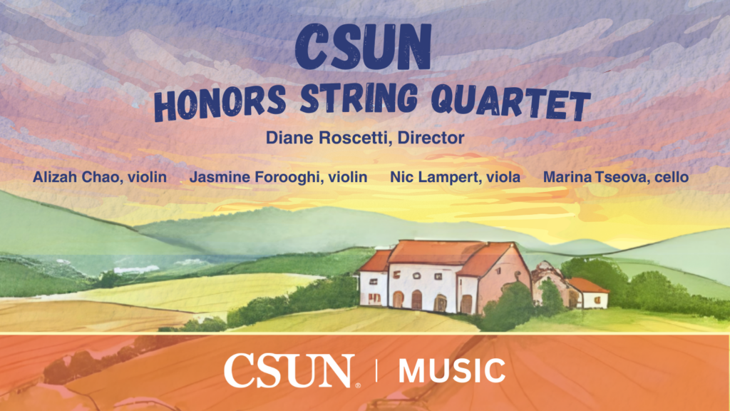 CSUN HONORS STRING QUARTET APRIL 26 2026
