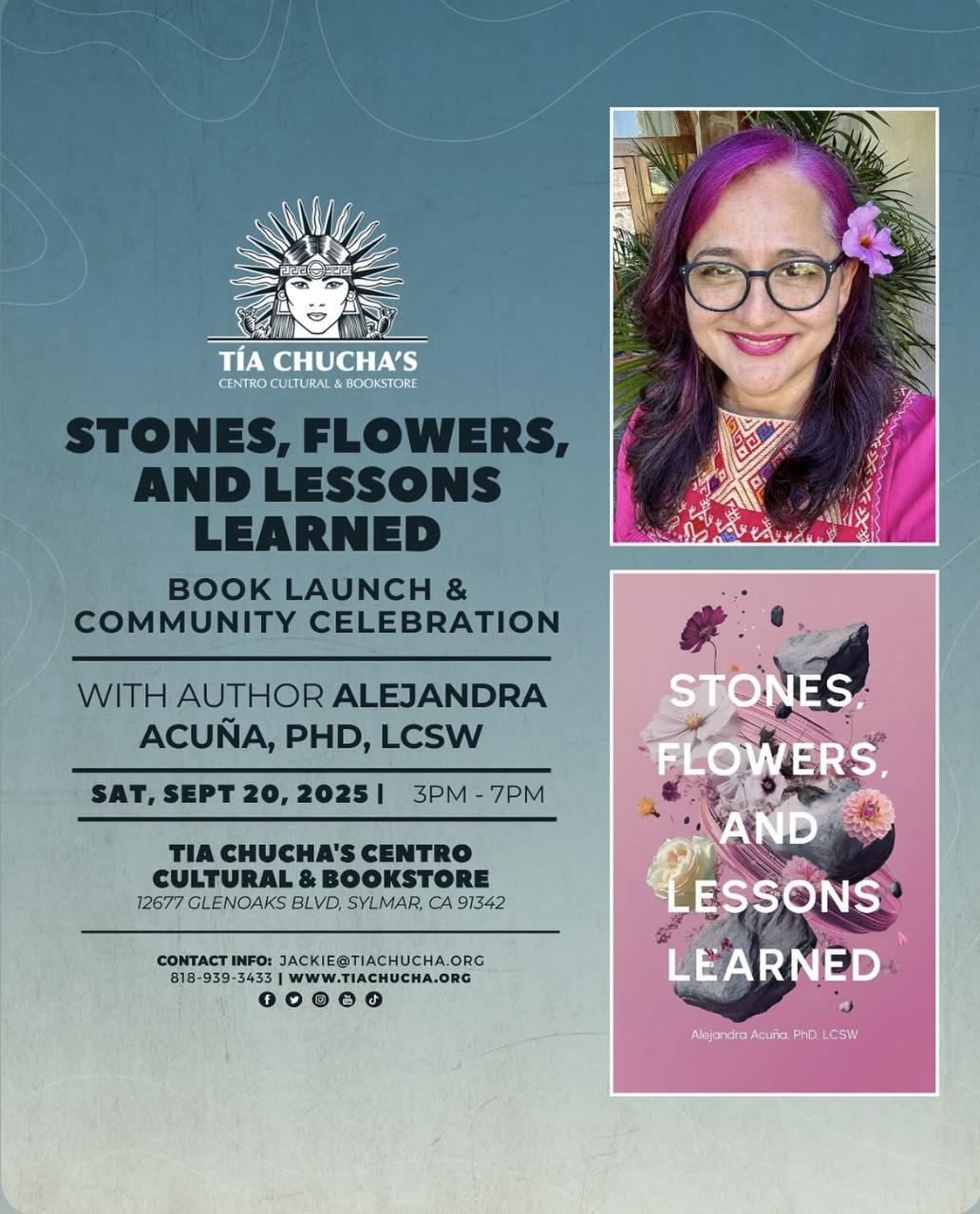 Stones, Flowers, and Lessons Learned Book Party and Community Celebration