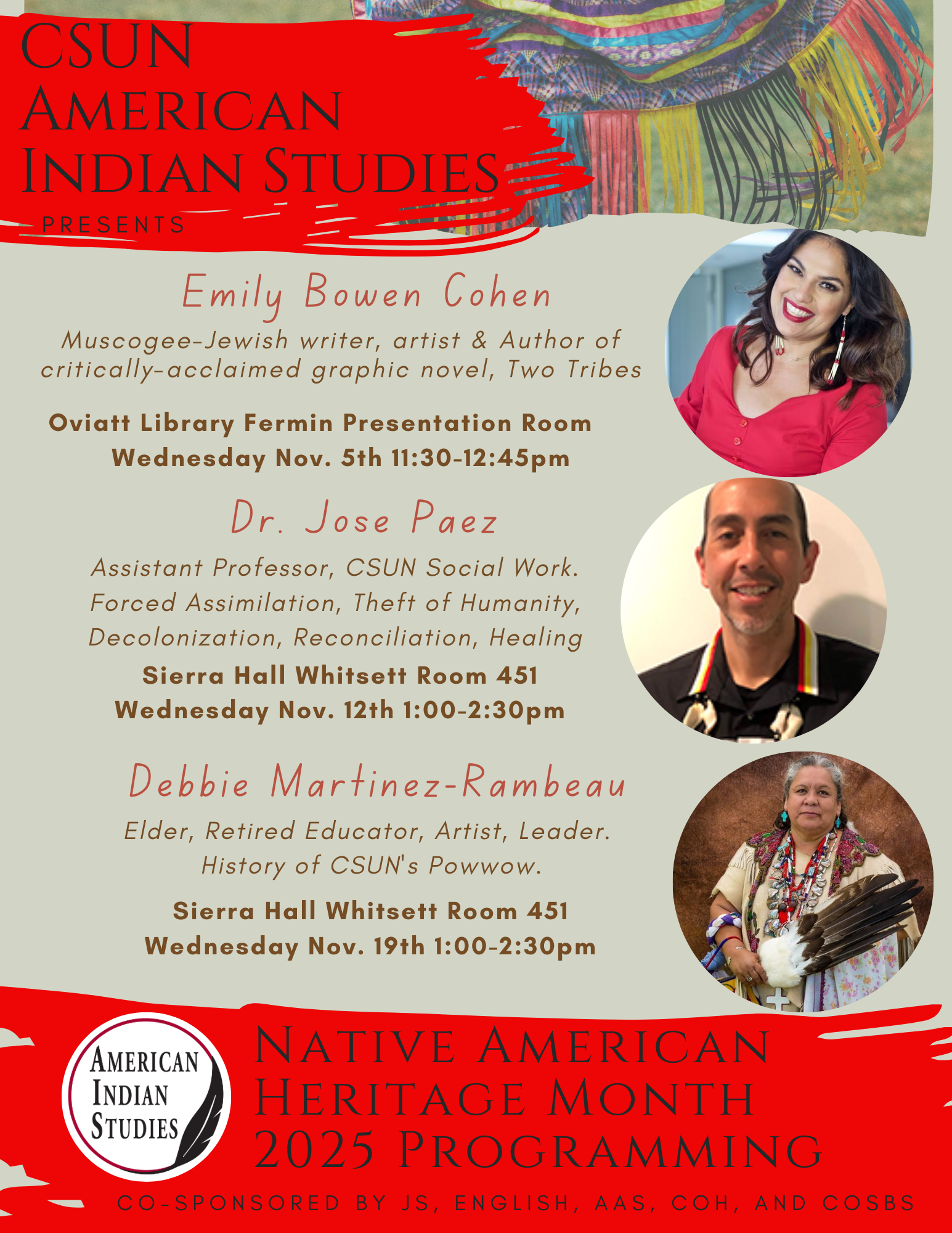 NATIVE AMERICAN HERITAGE MONTH 2025 PROGRAMMING