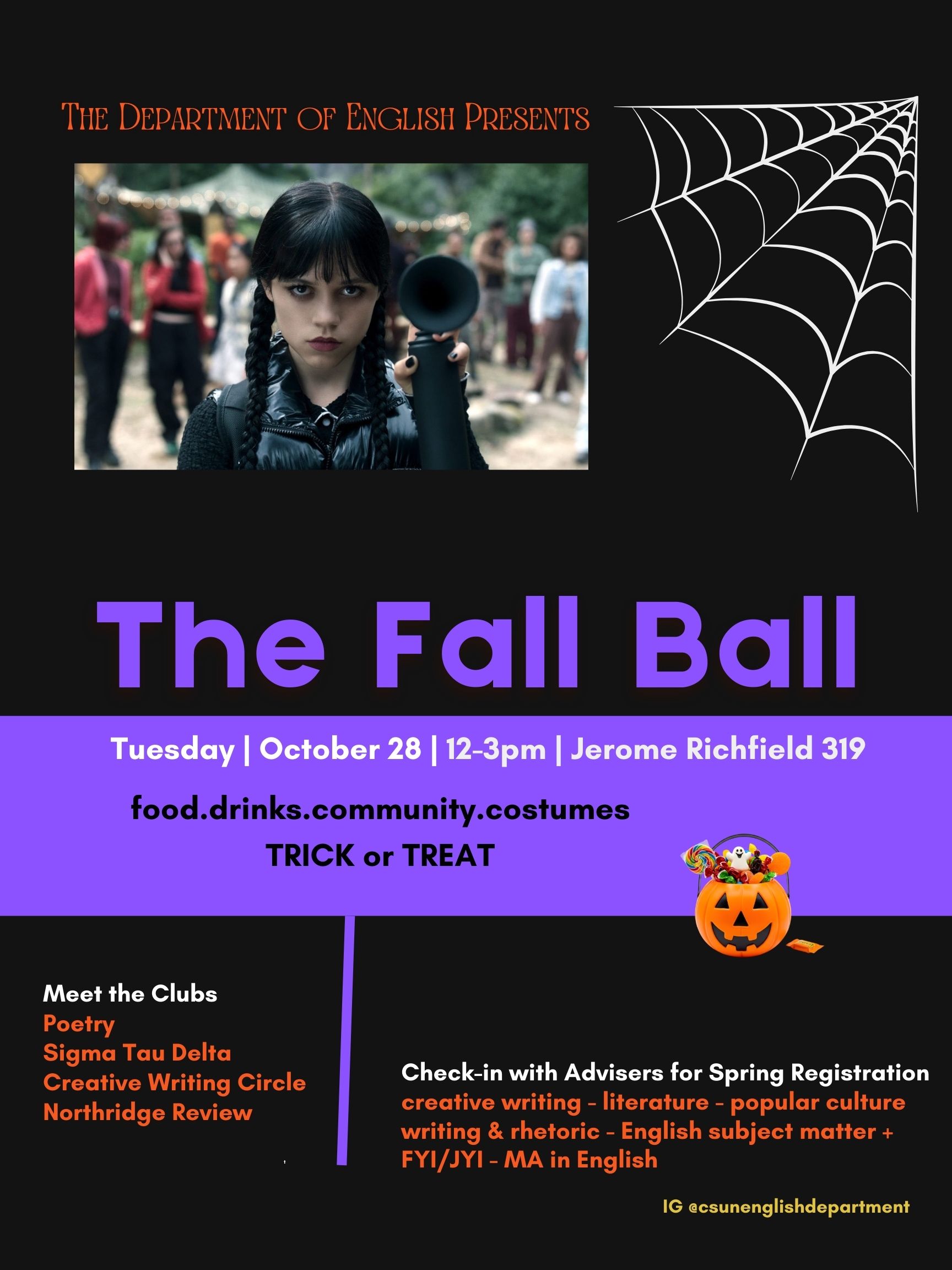 Flyer for The Fall Ball