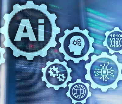 a series of gears with the the word AI inside the largest one