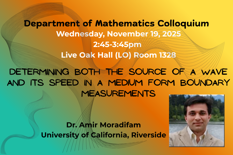 Math Colloquium Amir Moradifam