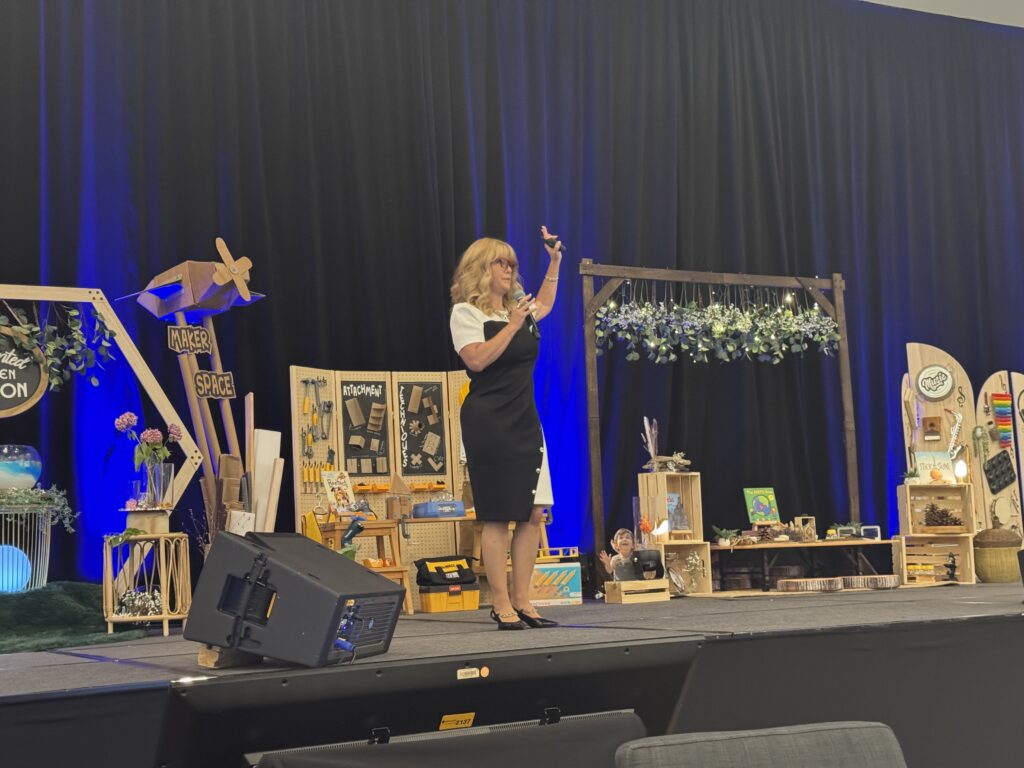 Wendy Murawski speaking at LACOE/LAUSD conference