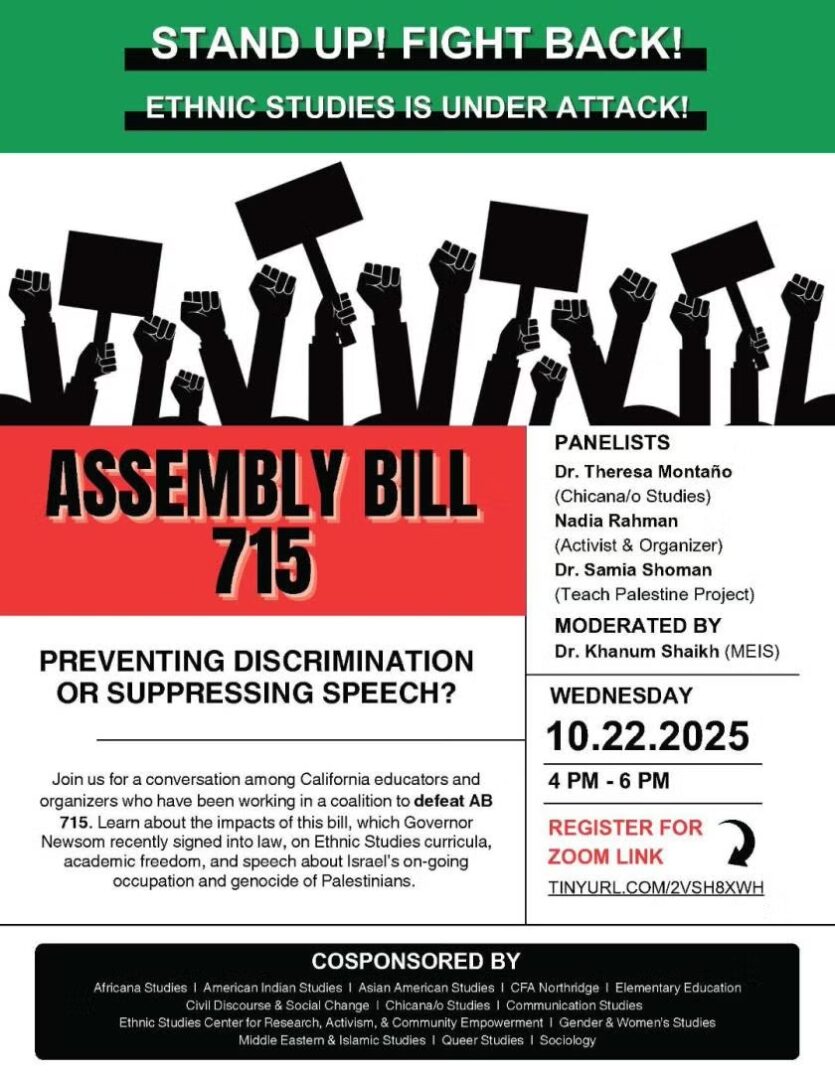 STAND UP! FIGHT BACK! Ethnic Studies is Under Attack