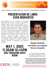 Presentación de Libro: Ecos Migrantes