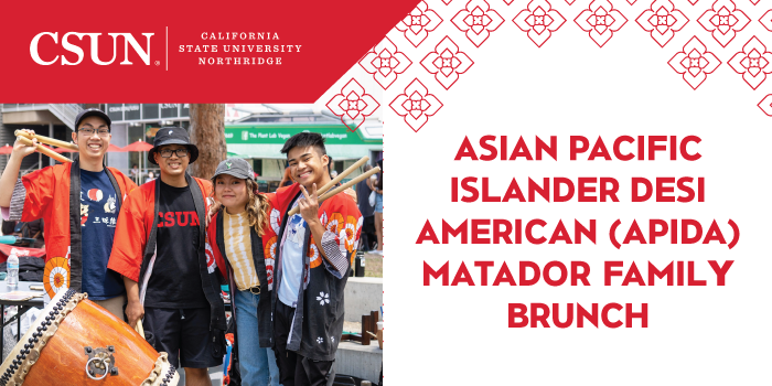 Photo showing members of CSUN's Japanese Taiko Drumming Ensemble.