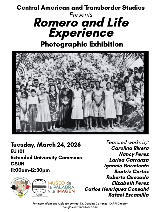 Romero and Life Experience: A Photographic Exhibition