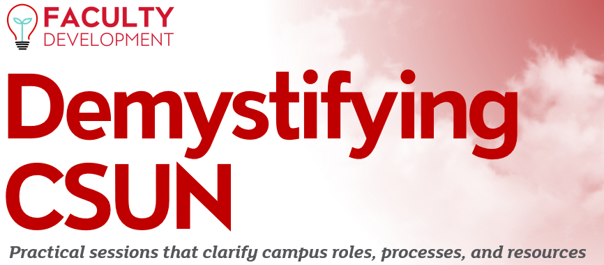 Description of Demystifying CSUN Series