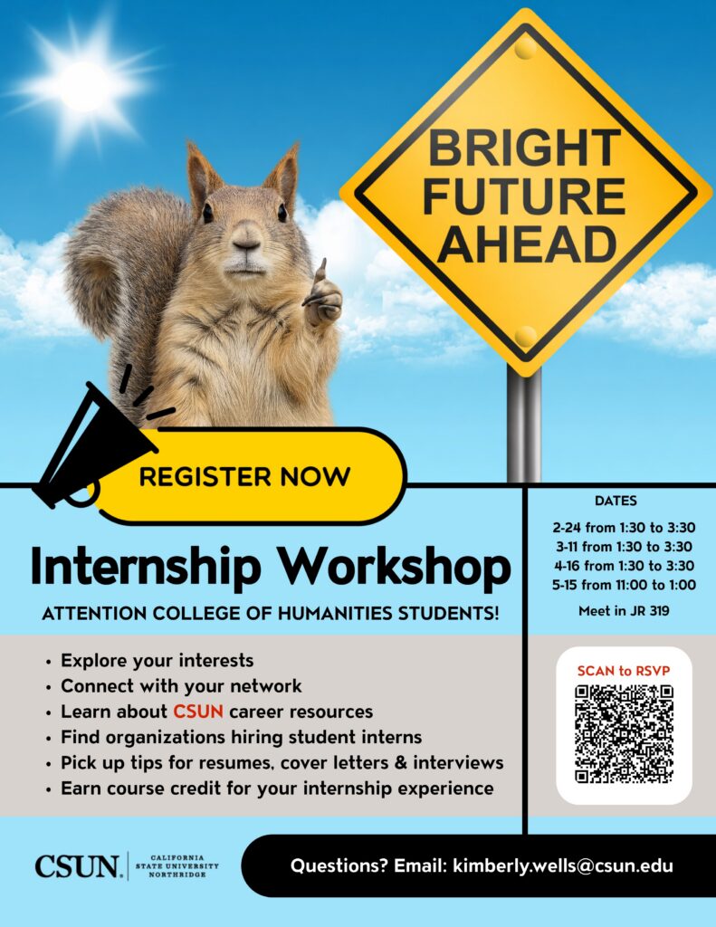 Internship Workshop Flyer