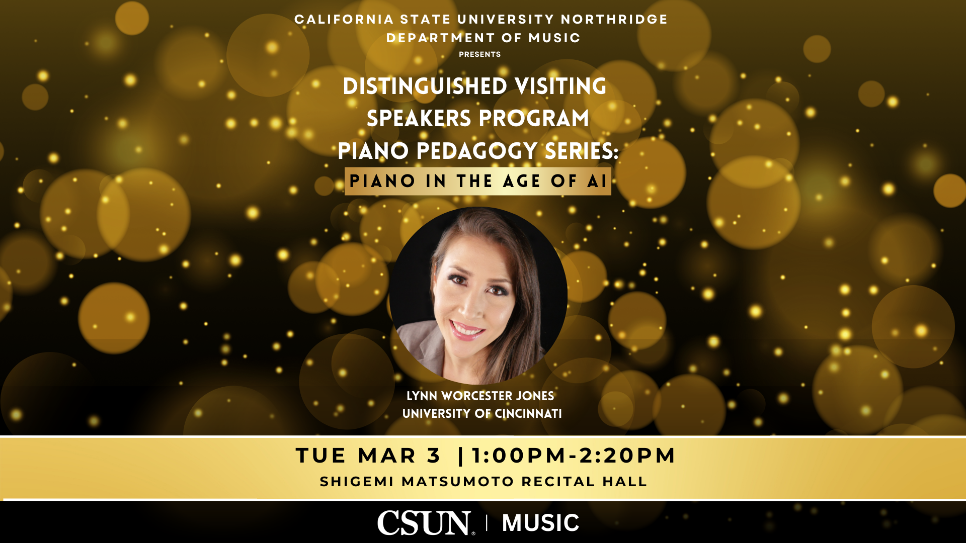 Distinguished Speaker Piano Pedogogy Series Lynn Worcester Jones