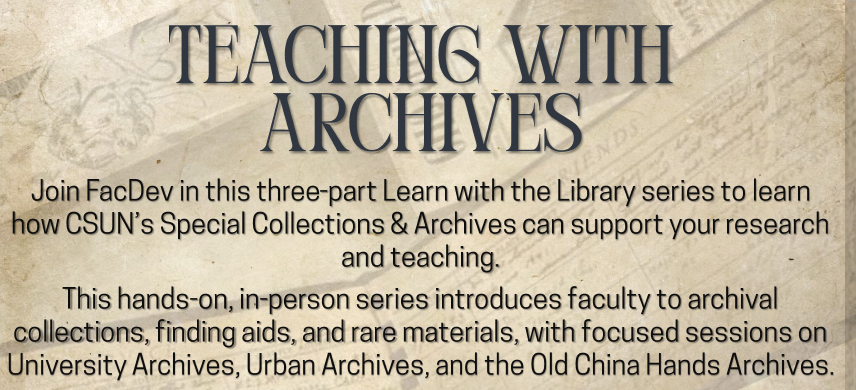 Description of Teaching with Archives series
