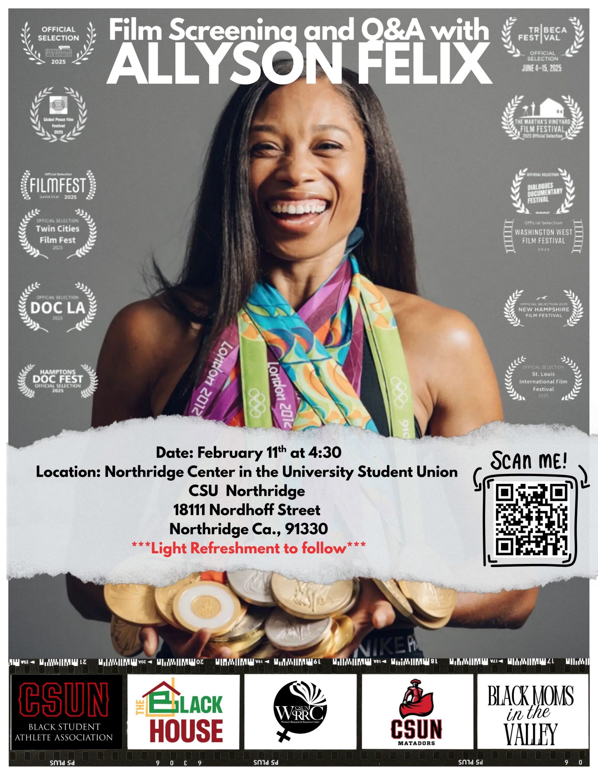 Film Screening and Q&A with Allyson Felix