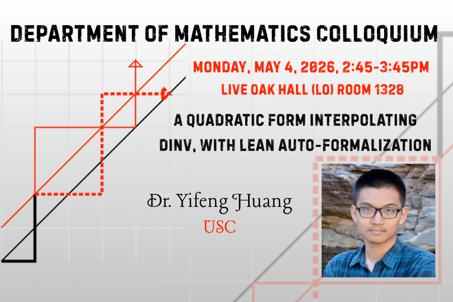 Math colloquium May 4 2026