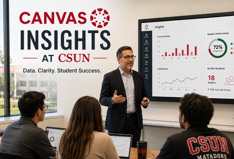 Canvas Insights in use in a classroom.