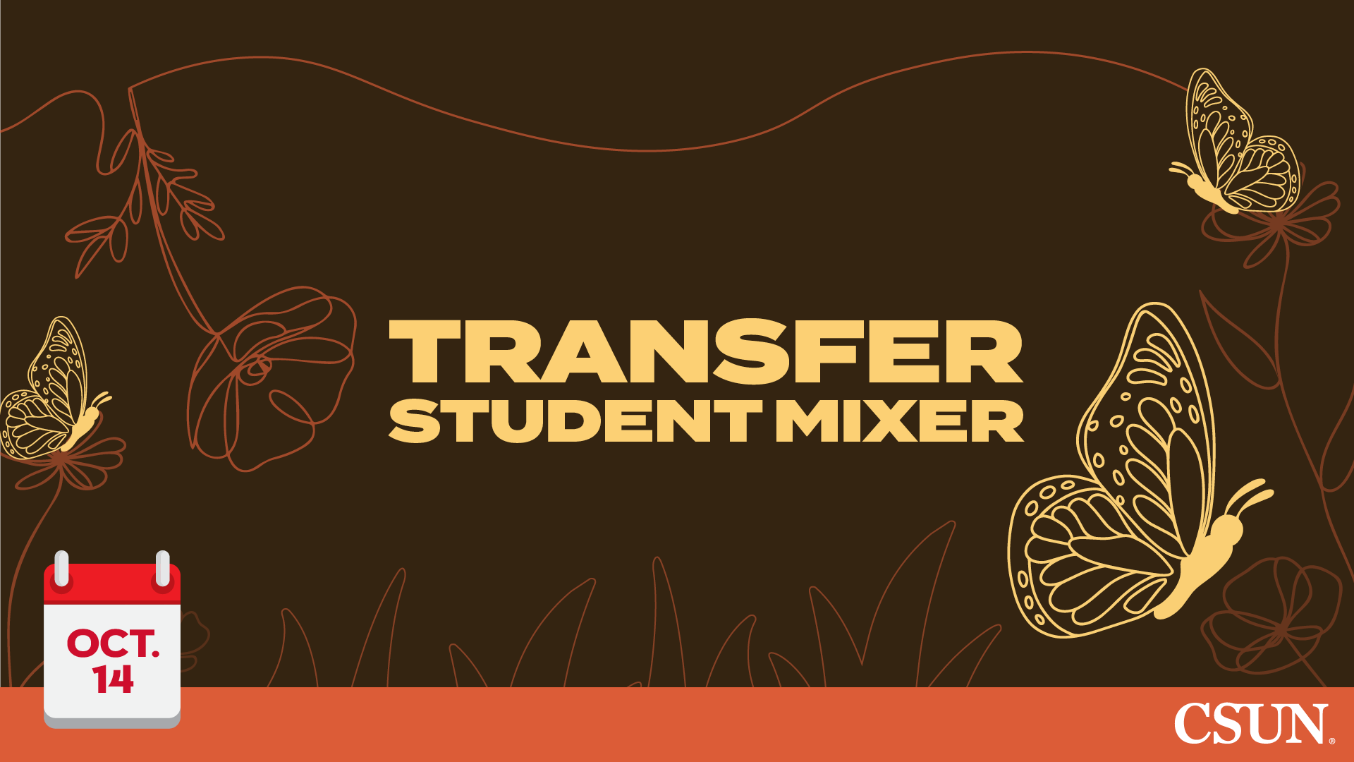 Transfer Student Mixer Oct. 14 CSUN