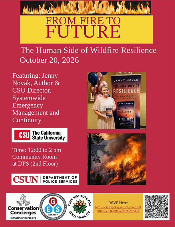 From Fire to Future Event Flyer