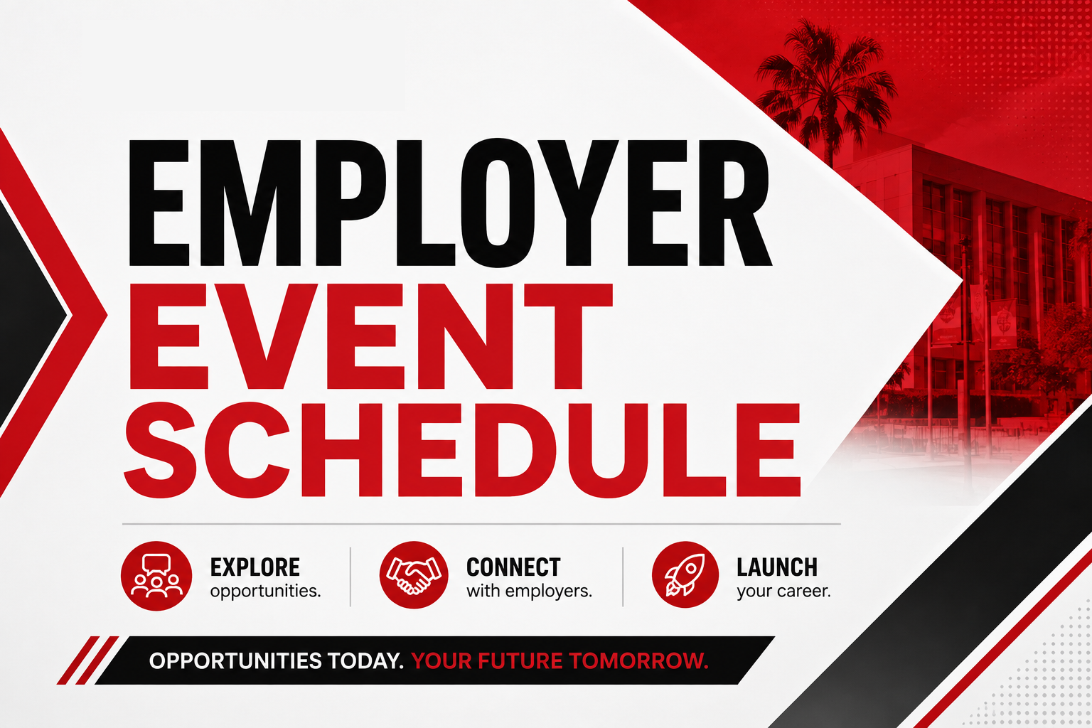 Employer event schedule.