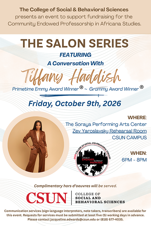 The Salon Series featuring Tiffany Haddish event flyer