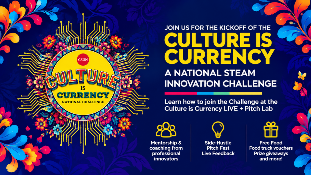 Culture is Currency graphic featuring the event logo.