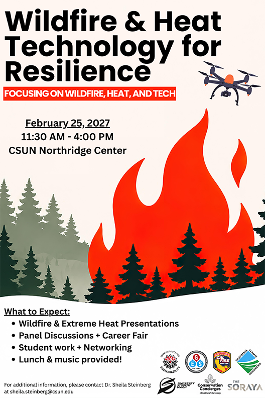 Wildfire and Heat Technology for Resilience February 25, 2027 Event Poster