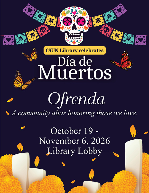 CSUN Library Celebrates Dia de Muertos